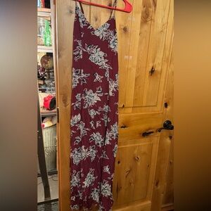 Hawaiian Made maxi dress with back cut out